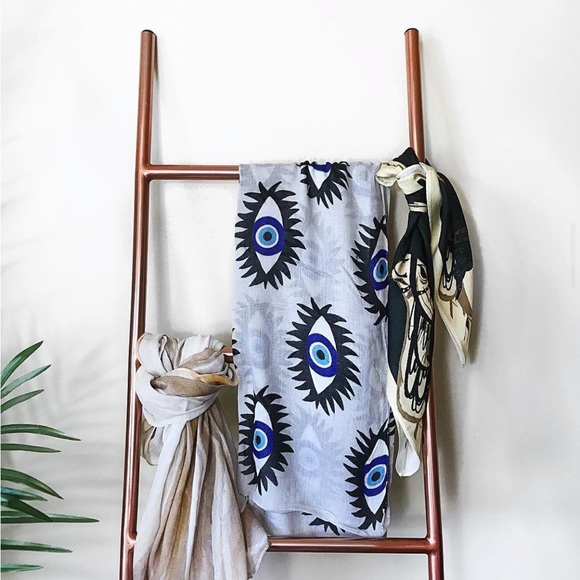 In search for vela scarves hijab evil eye print - Picture 1 of 2